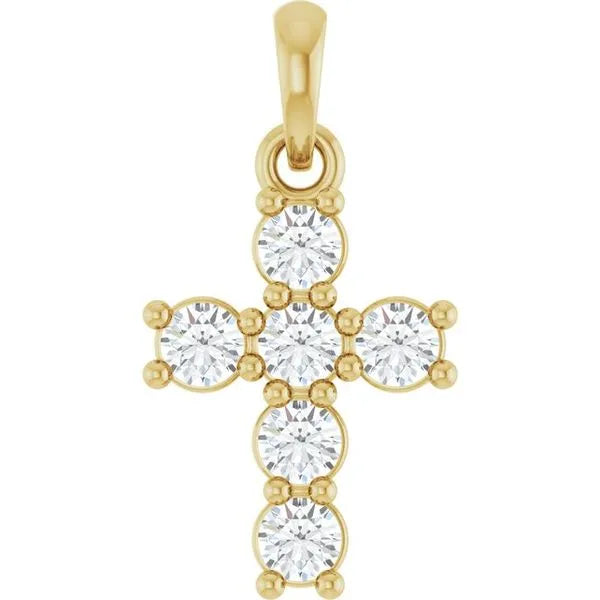 Accented Cross Pendant