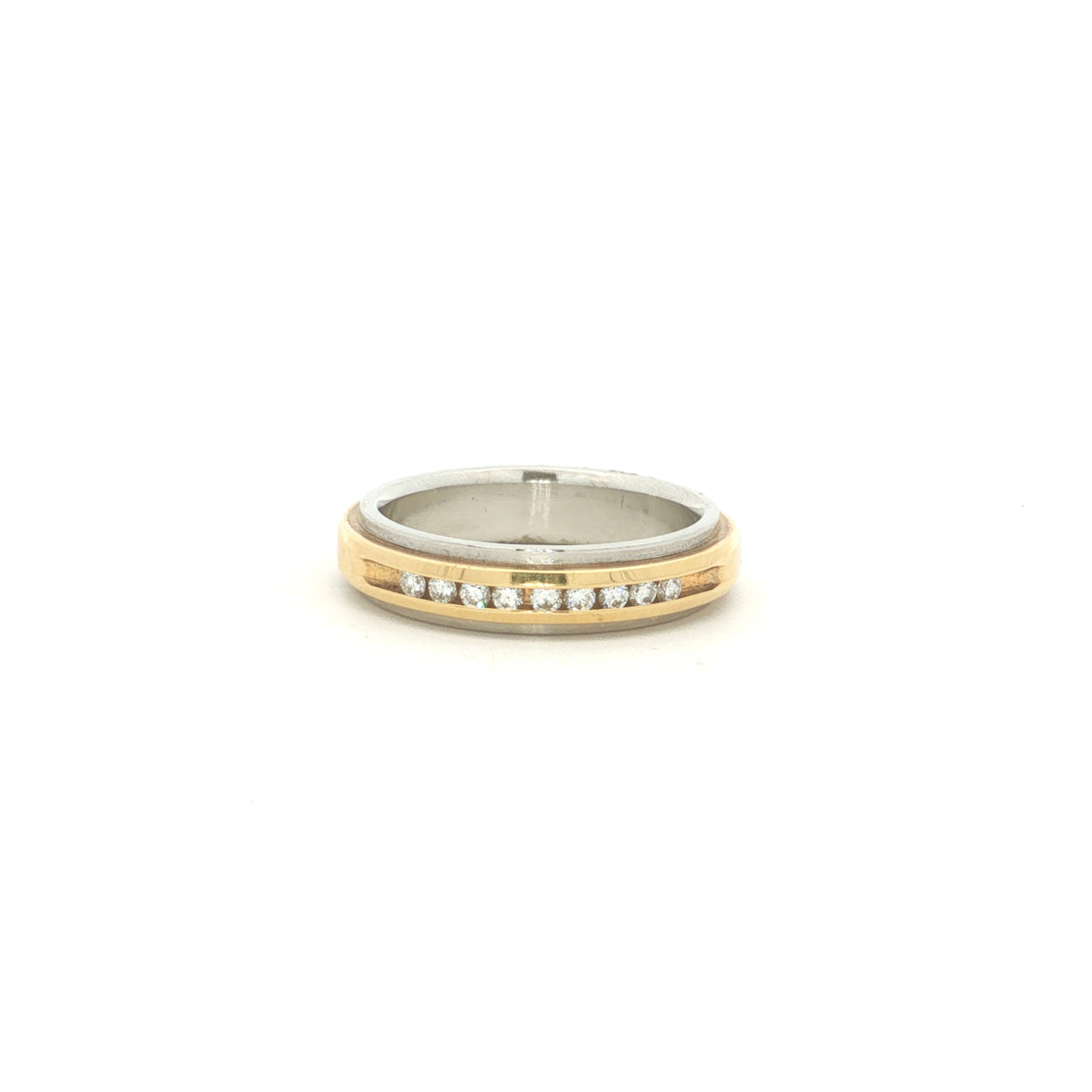 Diamond Wedding Bands  -  Men'