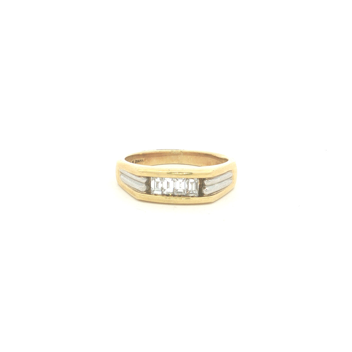 Diamond Wedding Bands  -  Men'