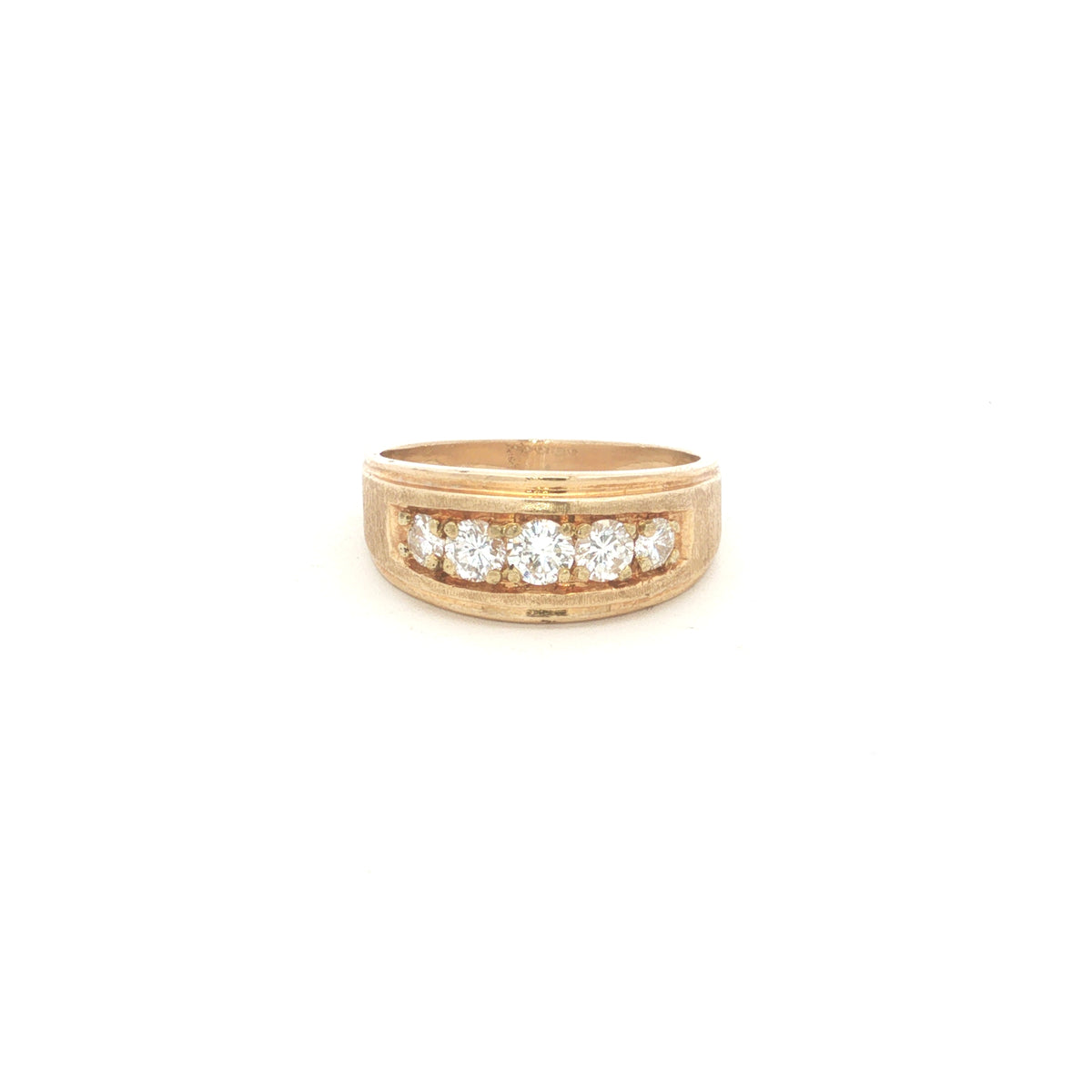 Diamond Wedding Bands  -  Men'