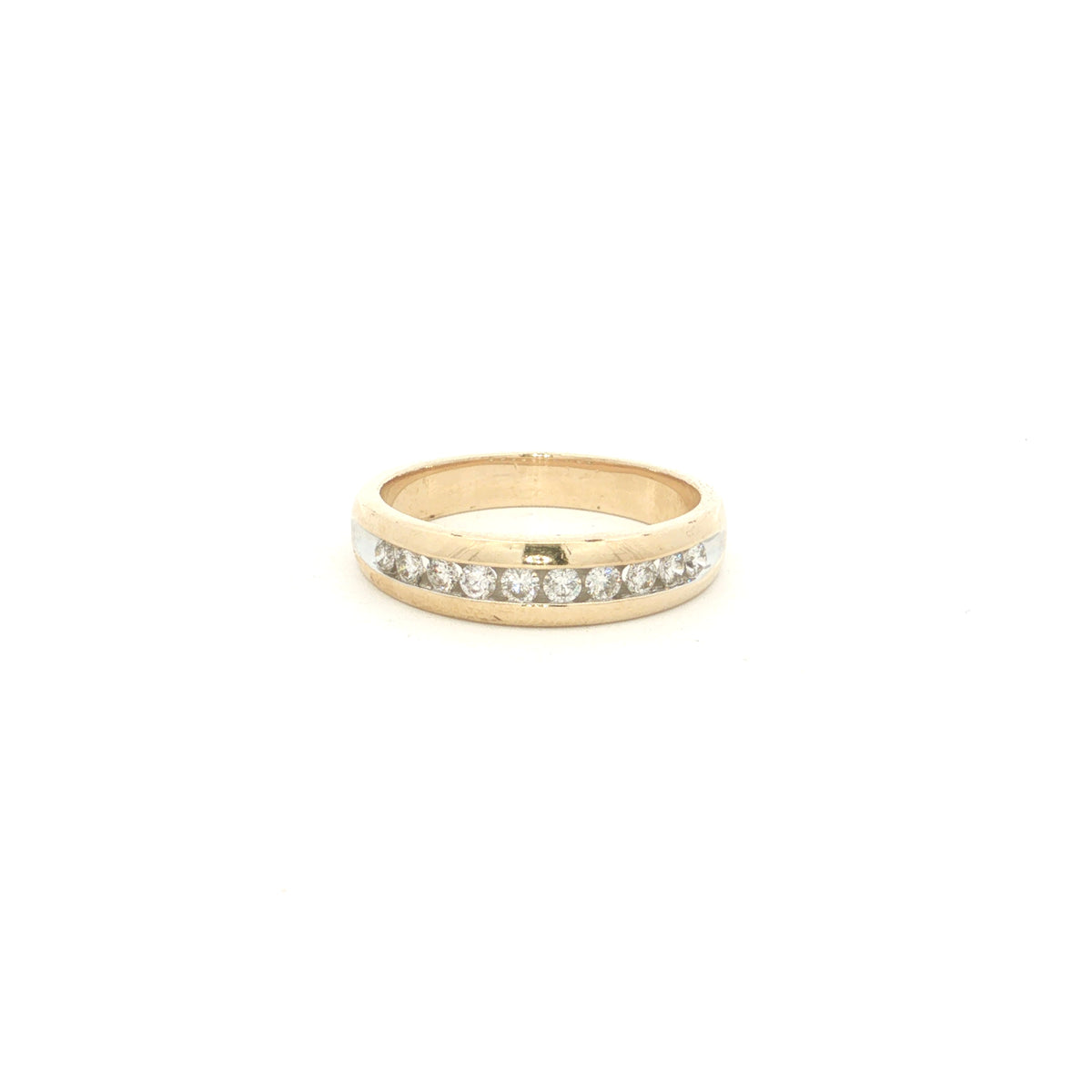 Diamond Wedding Bands  -  Men'