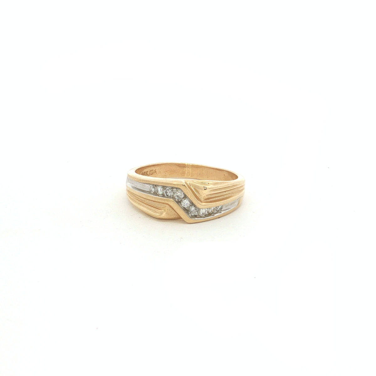 Gold Wedding Bands  -  Men'