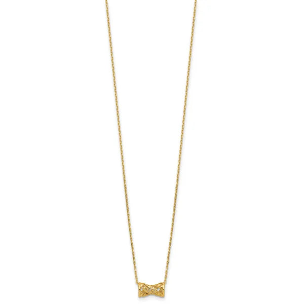 Leslie's 14K Polished Fancy Necklace