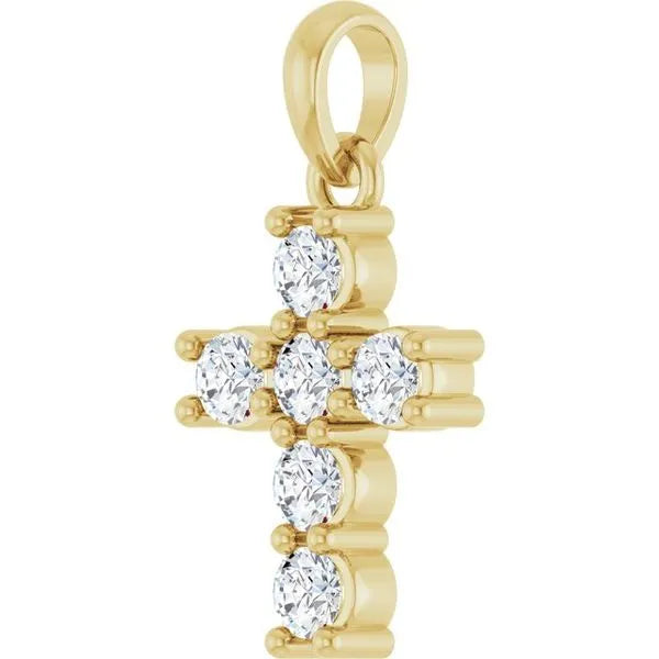 Accented Cross Pendant