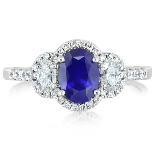 White Gold Sapphire Ring