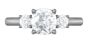 Three-Stone Ring Setting At JewelSmiths